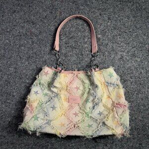 Y2K 00’ star pattern , streetwear nyc bag